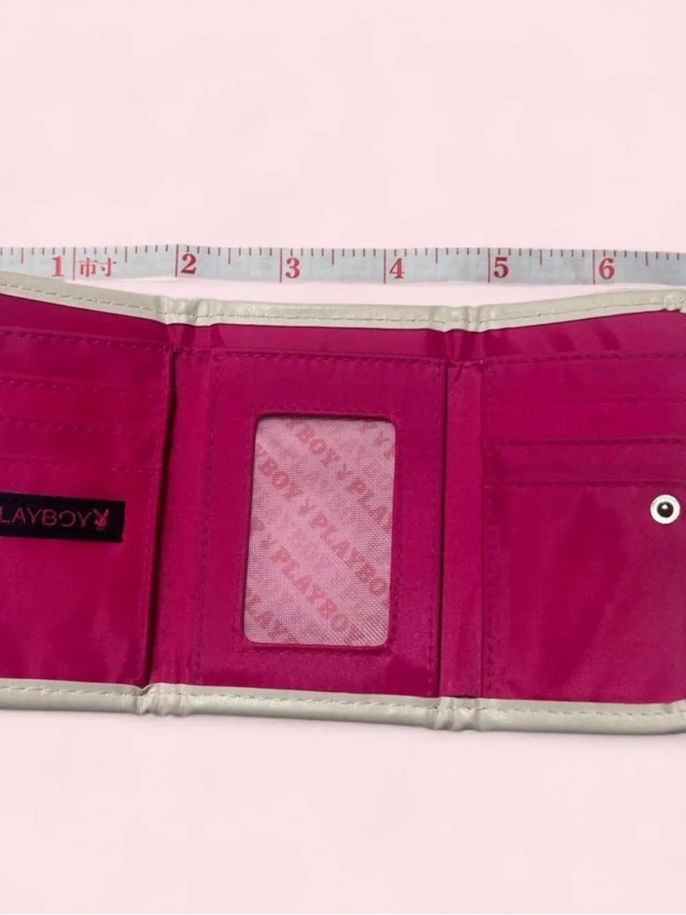 PLAYBOY Hot Pink and White Bunny Logo Wallet
